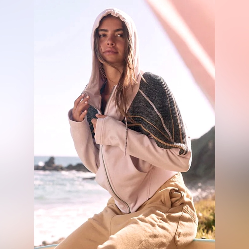 FP Movement by Free People Galaxy Zip Up Hoodie mountain blossom combo size XS